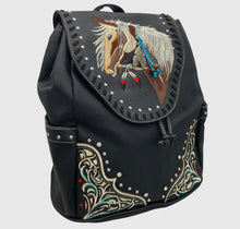 Load image into Gallery viewer, Black Horse Backpack
