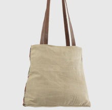 Load image into Gallery viewer, Hobo Leather  and Canvas Tote
