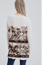 Load image into Gallery viewer, Rodeo print Long sleeved cardigan
