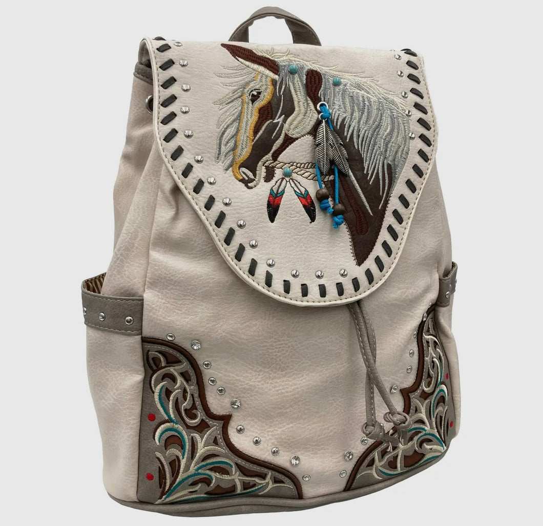 White Horse Backpack