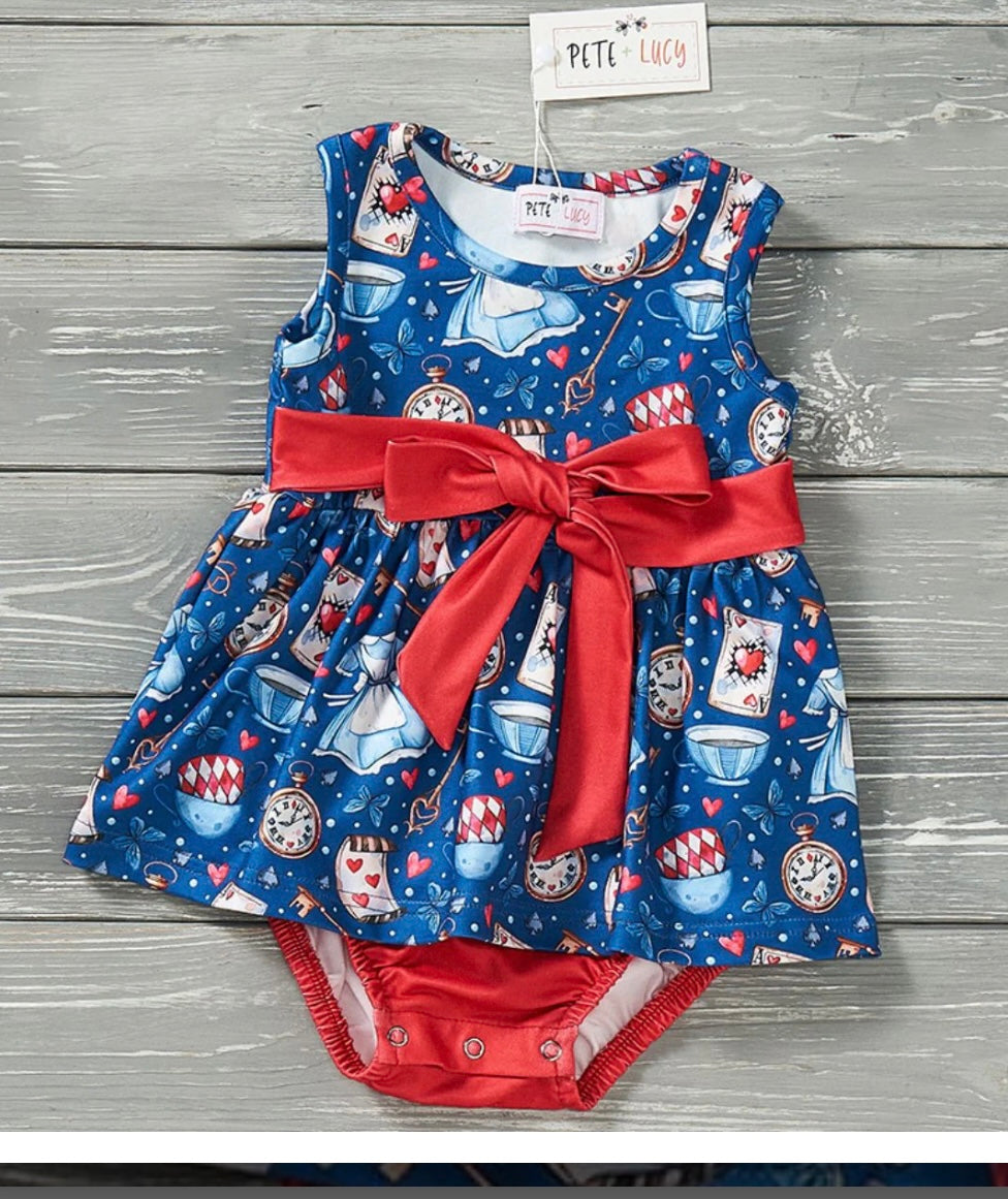 Pete and Lucy Wonderland Whimsies Romper