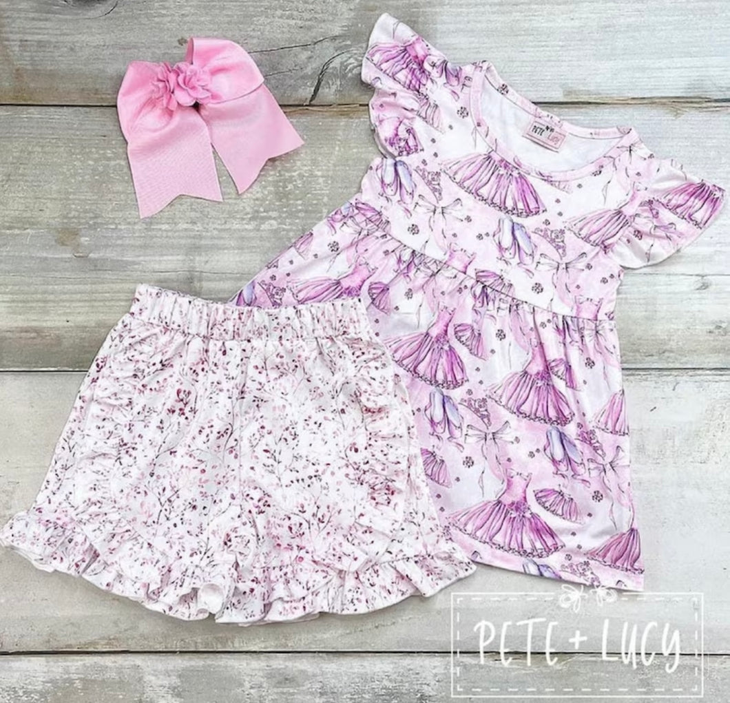 Pete & Lucy Princess Ballet Short Set