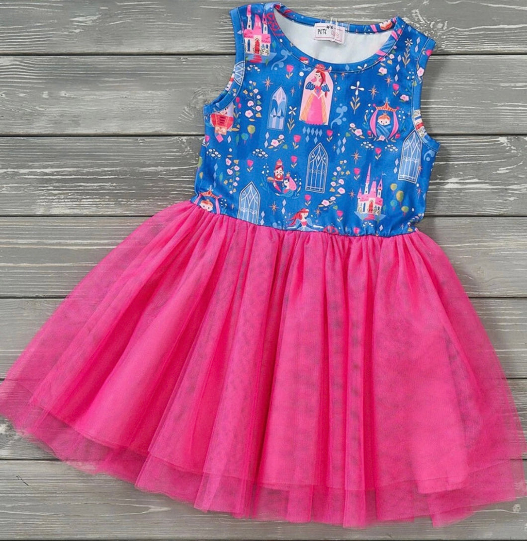 Pete & Lucy Princess Castle Tule Dress