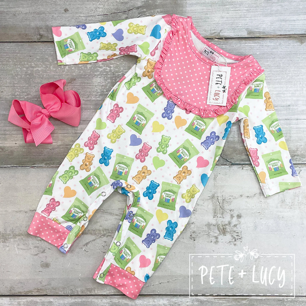 Pete & Lucy Gummy Bear Romper